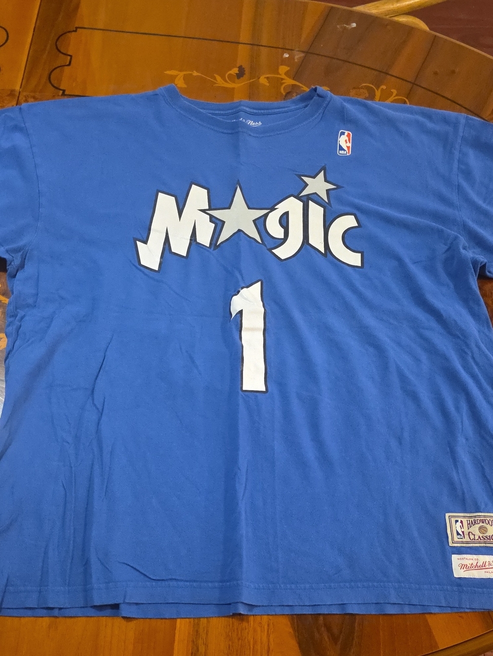 Mitchell & Ness Blue Orlando Magic 'Magic 1' Tee